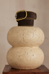 JASMINE CHOCOLATE LEATHER BELT