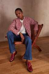 NINON NAVY BLUE FLARED JEANS