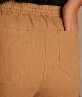 SOANNE HONEY LINEN SHORTS