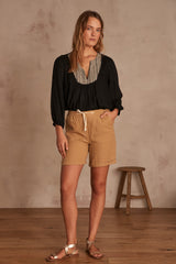 SOANNE HONEY LINEN SHORTS