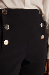 HUBERT FLARED NAVY SAILOR TROUSERS