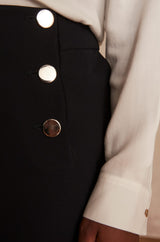 HUBERT FLARED NAVY SAILOR TROUSERS