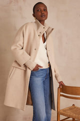 MAGDA BEIGE RESPONSIBLE WOOL COAT