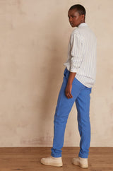 NOOR BLUE COTTON TROUSERS