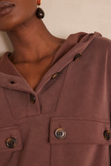 CADIX CHOCOLATE HOODIE