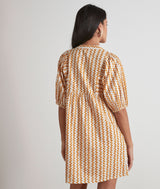 CELINE YELLOW ORIGINAL PRINT SHORT DRESS