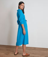 CORALIE BLUE SHIRT DRESS