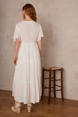 CAMILLE WHITE LACE DRESS