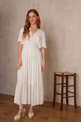 CAMILLE WHITE LACE DRESS