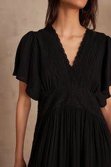 CAMILLE BLACK LACE DRESS