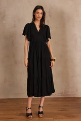 CAMILLE BLACK LACE DRESS