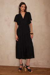 CAMILLE BLACK LACE DRESS