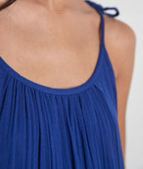 CONSTANCE BLUE SLEEVELESS MAXI DRESS