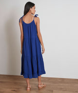 CONSTANCE BLUE SLEEVELESS MAXI DRESS