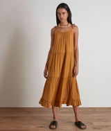 CONSTANCE YELLOW SLEEVELESS MAXI DRESS