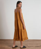 CONSTANCE YELLOW SLEEVELESS MAXI DRESS
