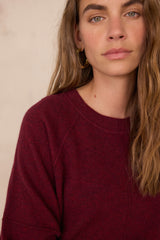 ARY CASHMERE BURGUNDY JUMPER