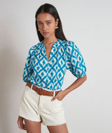 CONNIE BLUE ORIGINAL PRINT SHIRT