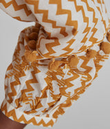 MARJORIE YELLOW ORIGINAL PRINT BLOUSE