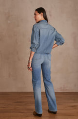 PAMELA LIGHT BLUE BOOTCUT JEANS