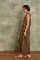 AMIE KAKI MAXI DRESS