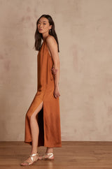 AMIE TOFFEE MAXI DRESS