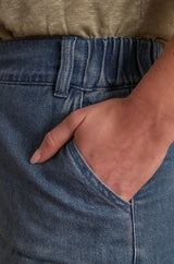 BILLIE BLUE DENIM SHORT SKIRT