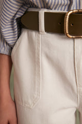 NALLA WHITE TROUSERS