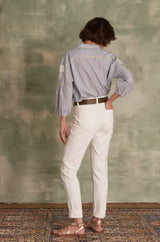 NALLA WHITE TROUSERS