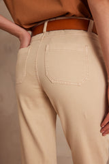 NALLA NATURAL CHINO TROUSERS