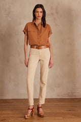 NALLA NATURAL CHINO TROUSERS