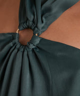 AVANA CELADON HALTERNECK DRESS