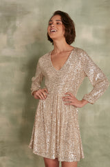 CLARA SEQUINNED DRESS