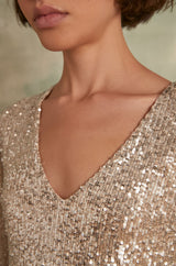 CLARA SEQUINNED DRESS