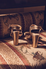 JESSICA GOLD SANDALS