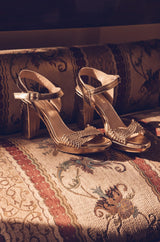 JESSICA GOLD SANDALS