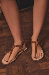 JUSTIN CAMEL SANDALS