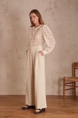 CAMOMILE EMBROIDERED BLOUSE