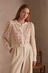 CAMOMILE EMBROIDERED BLOUSE
