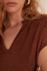 DUKE CHOCOLAT LINEN T-SHIRT