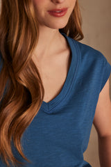 DELYA PETROL T-SHIRT