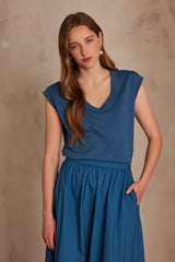 DELYA PETROL T-SHIRT