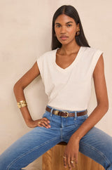 DELYA CREAM T-SHIRT