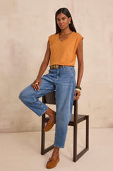 DELYA OCHER T-SHIRT