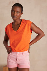 DELYA ORANGE T-SHIRT