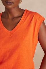 DELYA ORANGE T-SHIRT