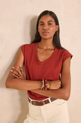 DELYA RUST T-SHIRT