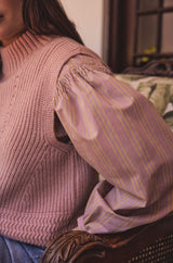 CATHARINA PINK STRIPED SHIRT
