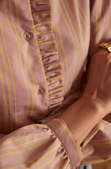 CATHARINA PINK STRIPED SHIRT