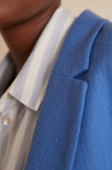NELIA BLUE TAILORED JACKET